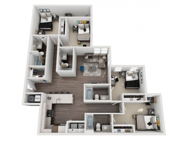 Downing Floor plan